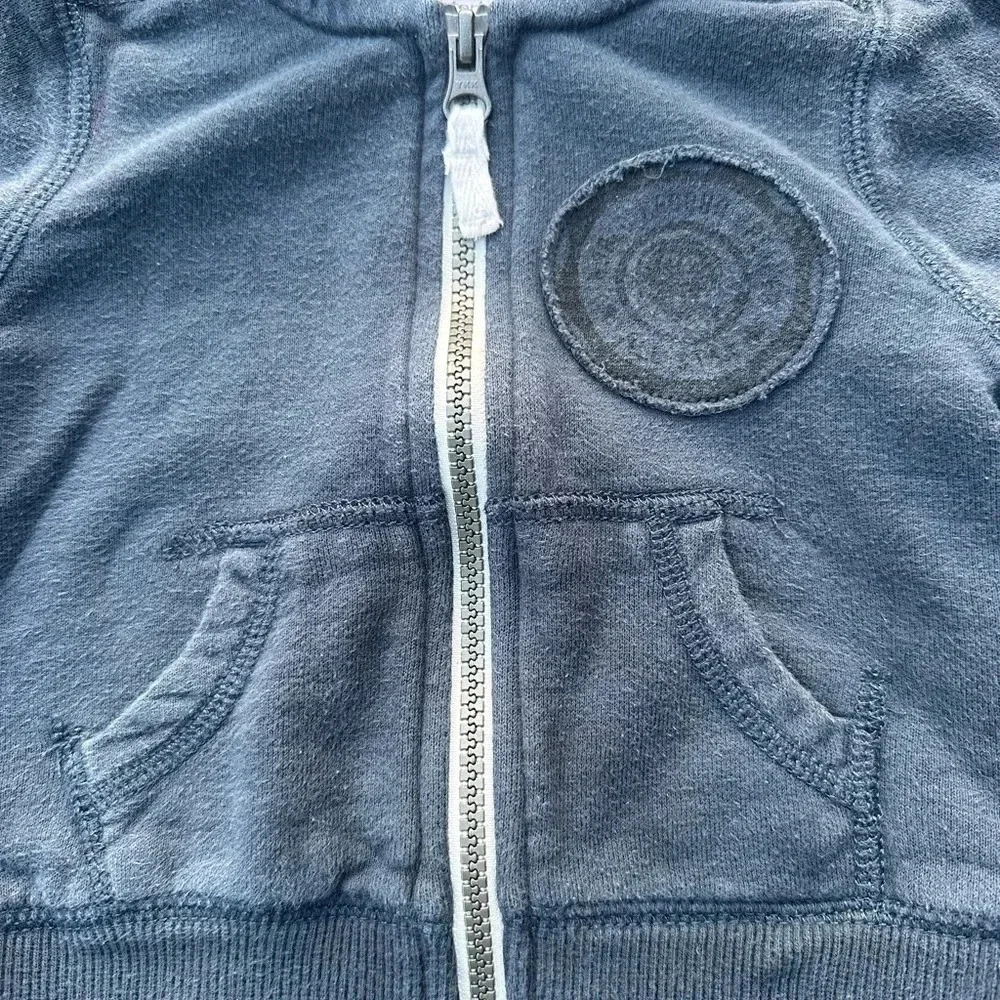 Carter’s Baby Boys Blue Zip-Up Hoodie Sweatshirt Size 12 Months